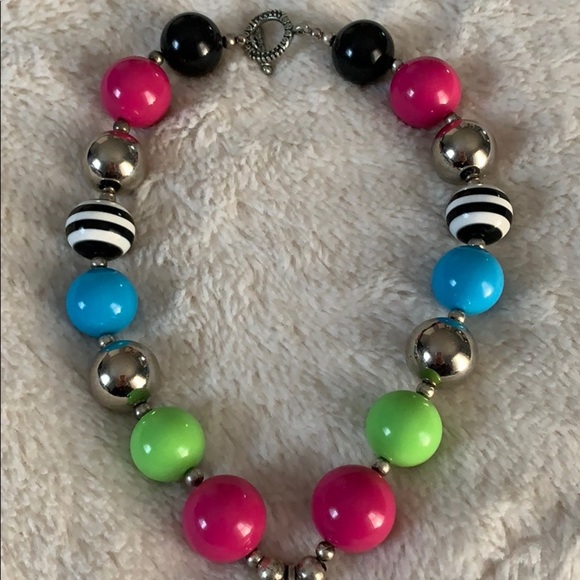 Monster High custom Chunky Bead Necklace EUC - Picture 3 of 6